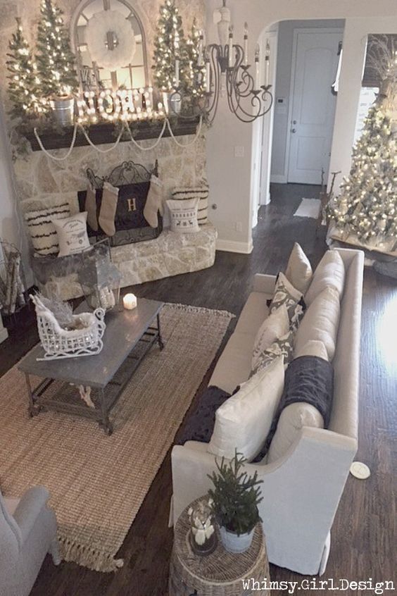 Neutral Colored Christmas Decorations - Ideas & Pictures .