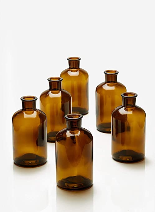 Amazon.com: Serene Spaces Living Dark Amber Medicine Bottle Bud .