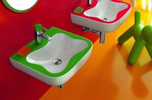 Colorful Kids Bathroom Furniture by Laufen - DigsDi