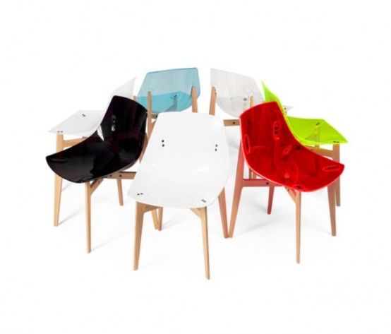 Colorful Modern Plexiglass Chairs | DigsDigs | Cool chairs, Furnitu