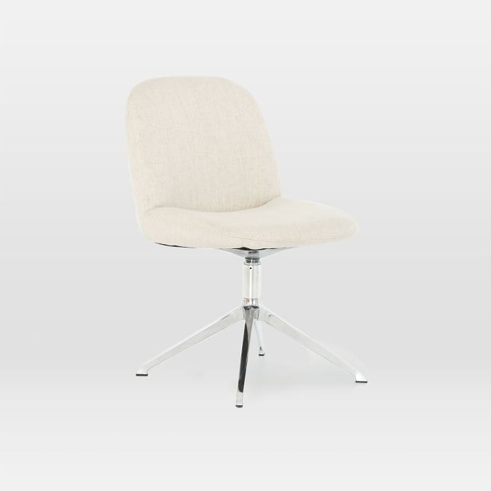 Modern Upholstered Swivel Desk Chair - Saville Fl