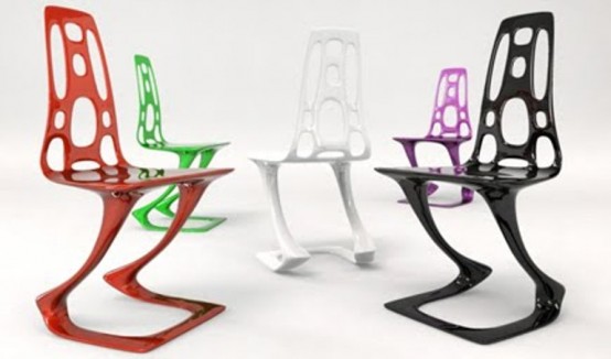 unique furniture: Chair Colorful Modern Stools And Chairs In Cool .