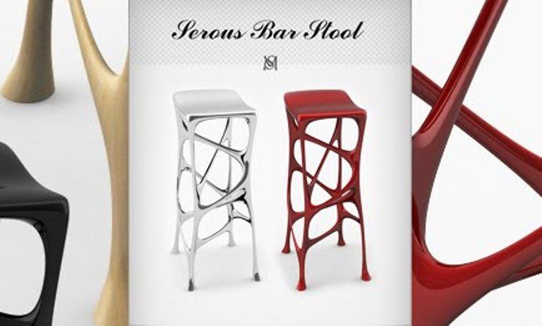 Colorful Modern Stools And Chairs In Cool Shapes | Modern stools .