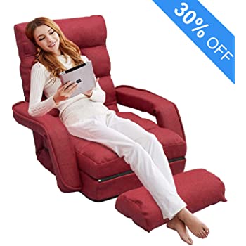 Amazon.com: Folding Lazy Sofa Floor Chair, Aprox Sofa Lounger Bed .