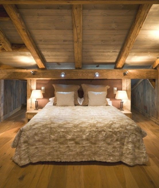 26 Comfy And Natural Chalet Bedroom Designs | DigsDigs | Bedroom .