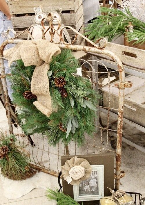 40 Comfy Rustic Outdoor Christmas Décor Ideas | Outdoor christmas .