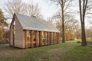 Completely Hand-Built Wooden Cabin Filled With Light - DigsDi