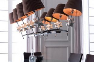 Complex Shaped Chandelier With A 3D Stars - DigsDi
