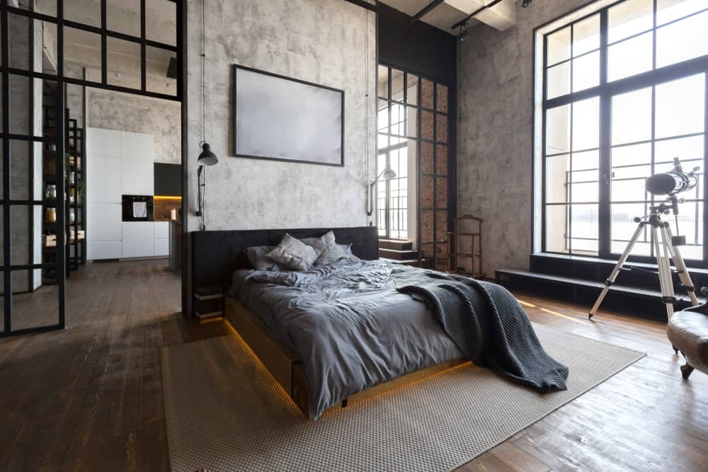65 Industrial-Style Primary Bedroom Ideas (Photo