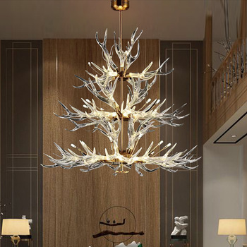 Customized Nordic Antler Lamps Living Room Branch Lamps Creative .