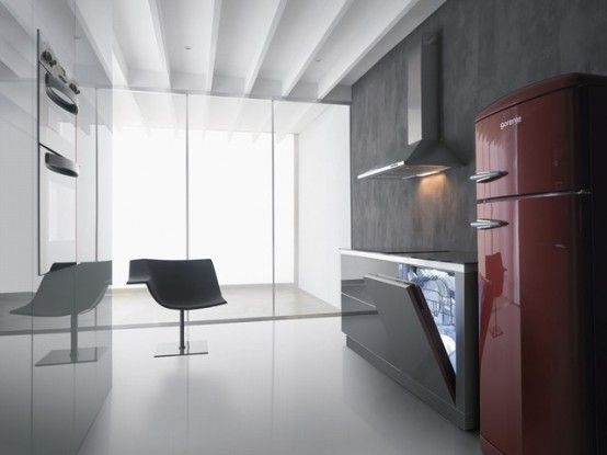 New Contemporary Retro Refrigerator by Gorenje | Architecturale .
