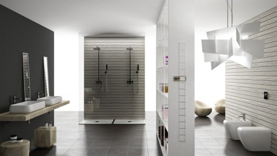 Contemporary Easy-Chic Bathroom Sanitaries and Washbasins - Shui .