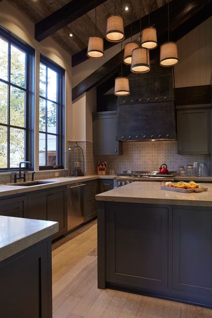 Custom Cabinets and Trim Carpentry, Houston Texas | Rustic kitchen .