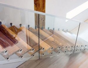 Stairs glass and wood | Loft design, Loft interior design .