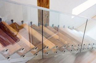 Stairs glass and wood | Loft design, Loft interior design .