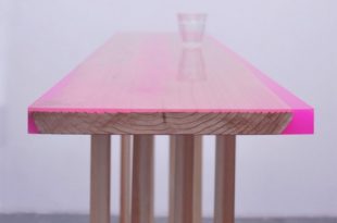 Contemporary Low Table With 8 Legs Covered With Epoxy Resin - DigsDi