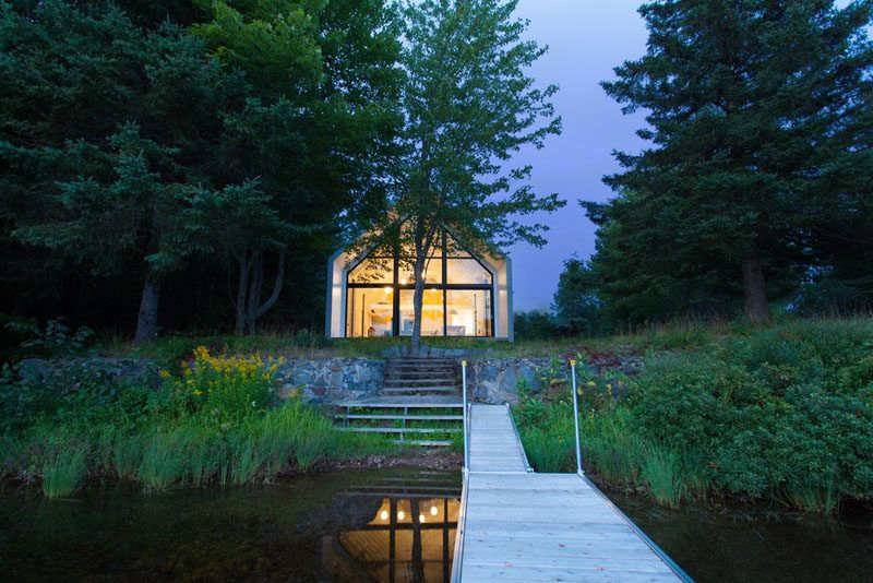 YH2 Have Designed A New Lakeside Vacation House In Quebec | Modern .