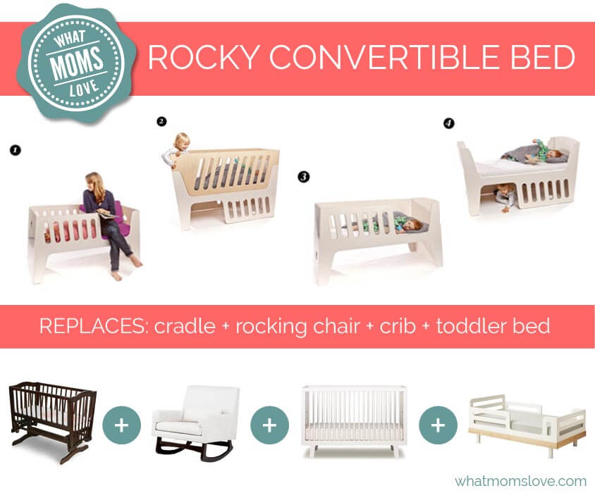 Rocky convertible bed by Jäll and Tofta - what moms lo