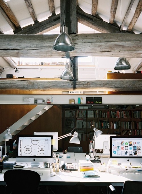 Cool Attic Home Office Design Inspirations