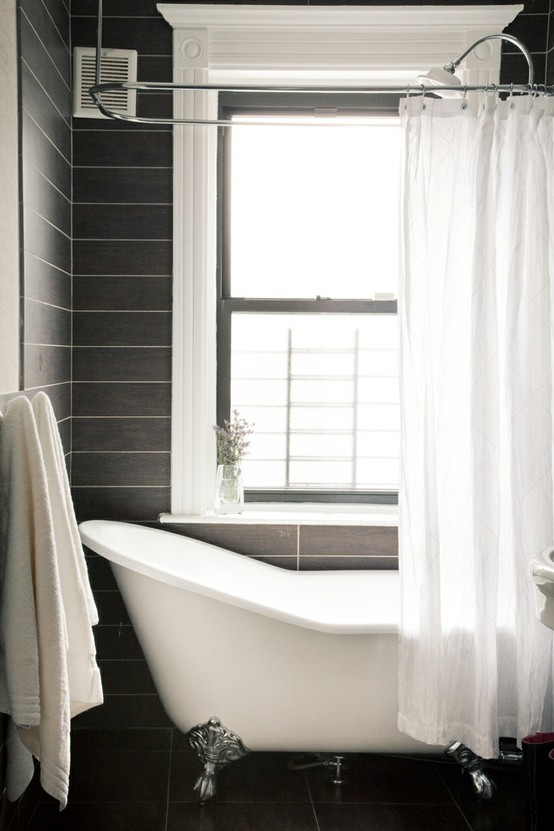 71 Cool Black And White Bathroom Design Ideas - DigsDi