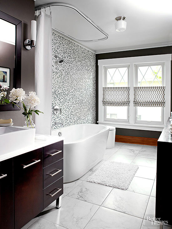 Black and White Bathroom Ideas | Better Homes & Garde