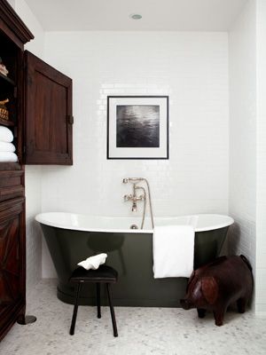 Little details, big impact | Condo bathroom, Black tub, Master .