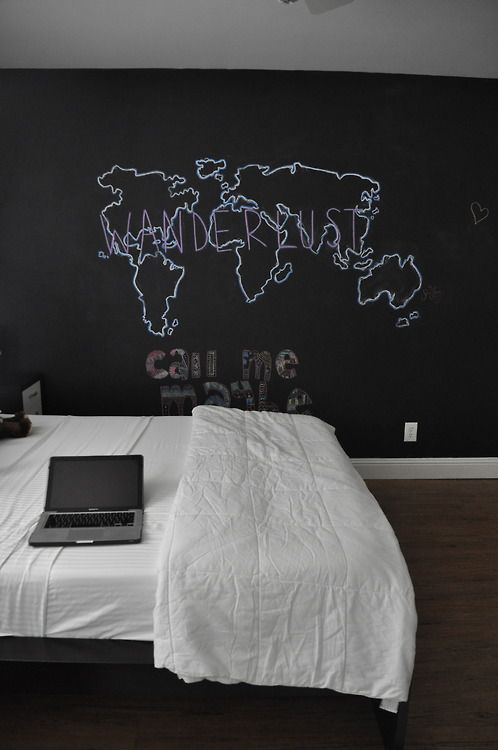 cool-chalkboard-bedroom-decor-ideas-to-rock-3. | Chalkboard .