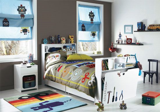 Robot Room! | Cool kids rooms, Bedroom design, Boy bedroom desi