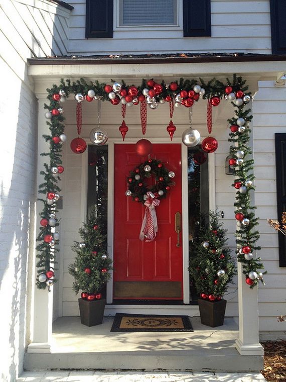 40 Cool DIY Decorating Ideas For Christmas Front Porch Family .