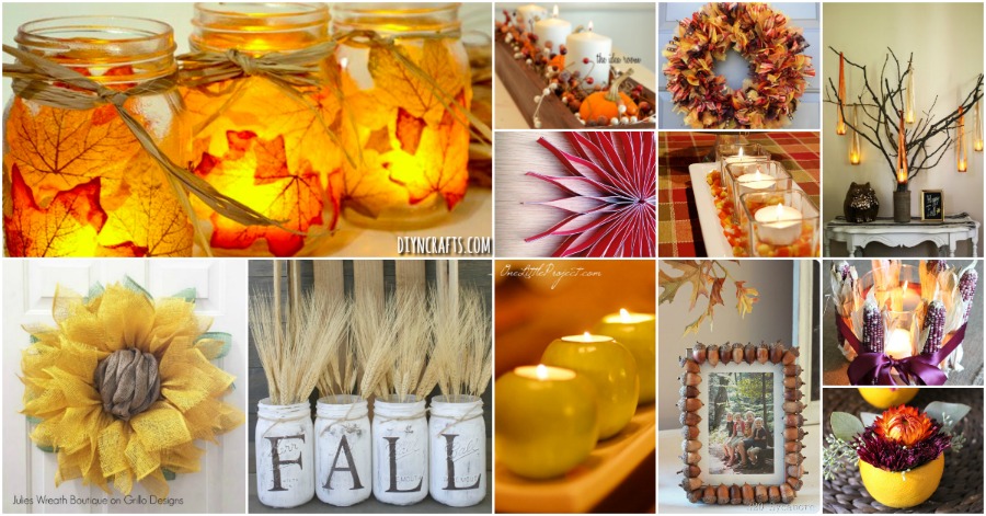 60 Fabulous Fall DIY Projects To Decorate And Beautify Your Home .