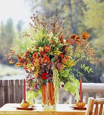 fall flower arrangements centerpieces | 15 Cute Autumn Flower .