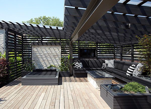 Chicago Modern House Design - amazing rooftop patio | Rooftop .