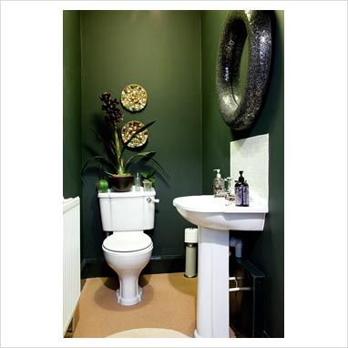 Green Bathroom with Modern and Cool Design Ideas | Dark green .