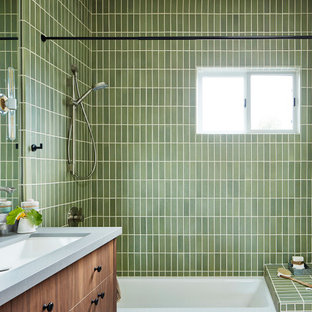 75 Beautiful Green Bathroom Pictures & Ideas - September, 2020 | Hou