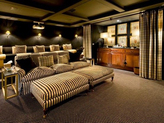 15 Cool Home Theater Design Ideas | Home theater decor, Home .