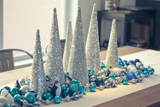 35 Silver And Blue Décor Ideas For Christmas And New Year - DigsDi
