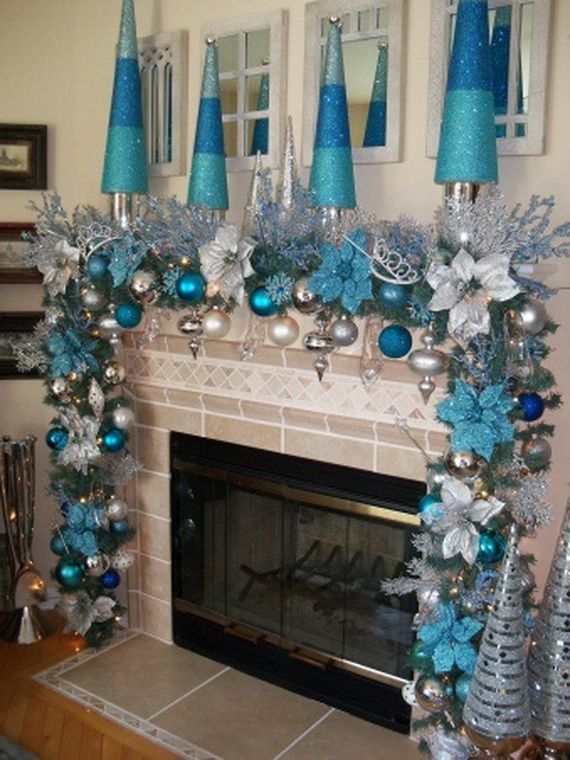 Fresh-Blue-Christmas-Decorating-Ideas | Blue christmas tree .