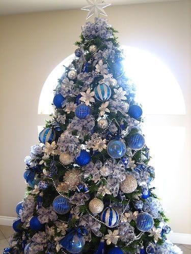 Here are some of the most beautiful blue Christmas decorating .