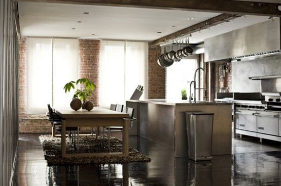 59 Cool Industrial Kitchen Designs That Inspire | Cocina .