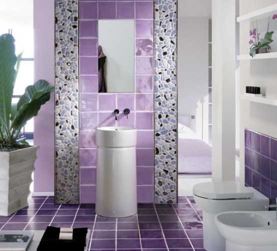 Cool Inspirations for Violet Interior Design - DesignToDesign .