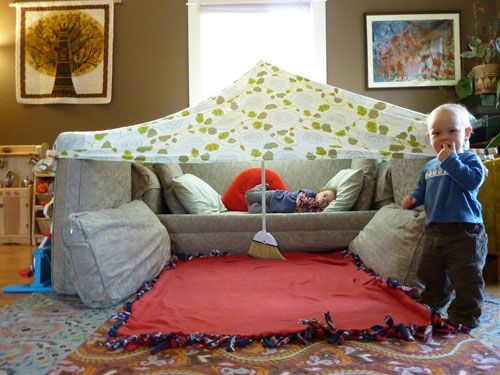 Couch Cushion Architecture | Cool kids rooms, Kids play tent, Kids .