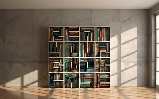 Cool Minimalist Bookshelf To Read It - DigsDi