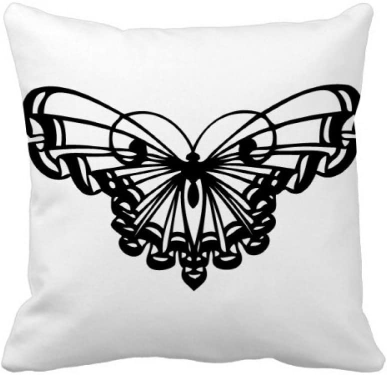 Amazon.com: DIYthinker Butterfly with Ruffle Wing Throw Pillow .