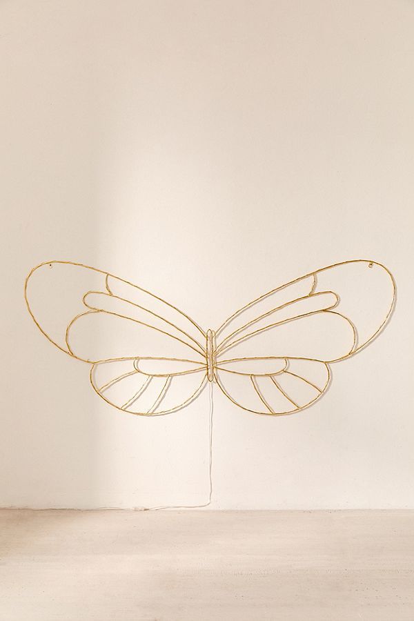 Butterfly Wings Light Sculpture | Light sculpture, Butterfly wings .