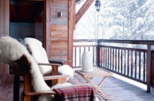 24 Cozy And Beautiful Winter Terrace Décor Ideas | DigsDigs .