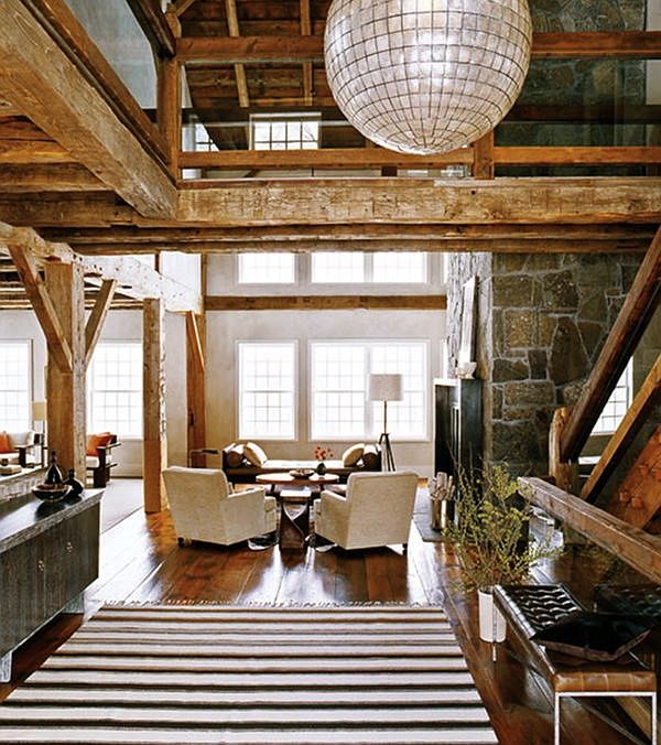 50 Cozy And Inviting Barn Living Rooms (With images) | Barn living .