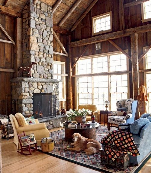 The Inspiration of The Cozy Living Rooms : Cozy And Inviting Barn .