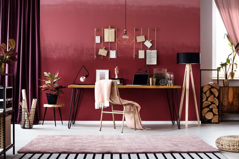 25 of the Best Red Paint Color Options for Home Offic