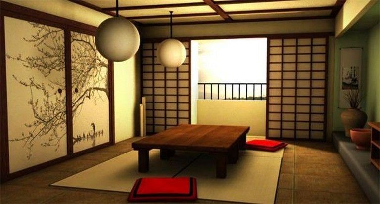 40+ cozy Japanese Style Living Room Decoration Ide