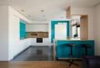 Cozy Moscow Apartment With Bold Turquoise Accents - DigsDi